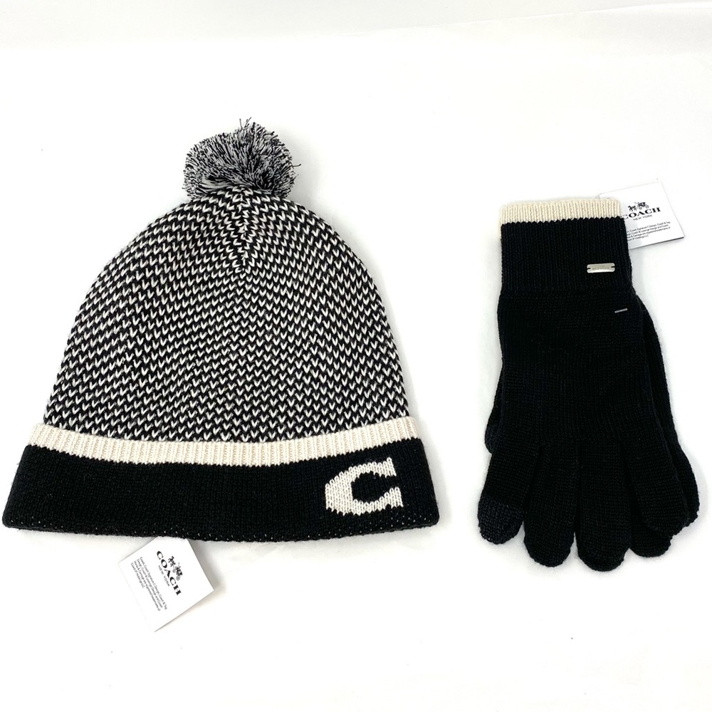 NWT Coach Hat and Glove Set